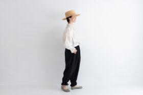 予約 G1202 CLASSIL SIDE LINEN STRING PANTS black 7月末〜8月初 5 予約 G1202 CLASSIL SIDE LINEN STRING PANTS black 7月末〜8月初 5