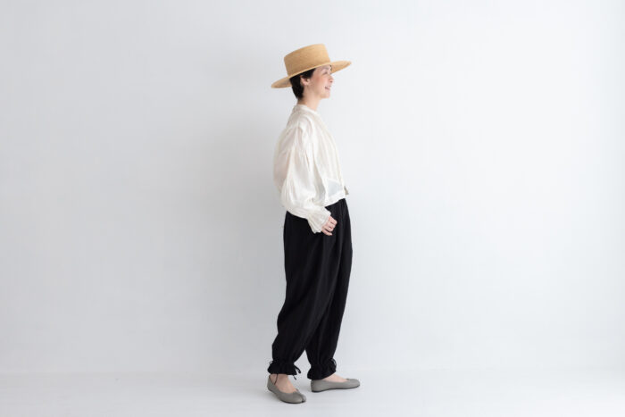 予約 G1202 CLASSIL SIDE LINEN STRING PANTS black 7月末〜8月初 5 予約 G1202 CLASSIL SIDE LINEN STRING PANTS black 7月末〜8月初 5