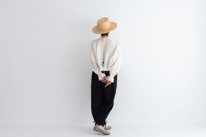 予約 G1202 CLASSIL SIDE LINEN STRING PANTS black 7月末〜8月初 6 予約 G1202 CLASSIL SIDE LINEN STRING PANTS black 7月末〜8月初 6
