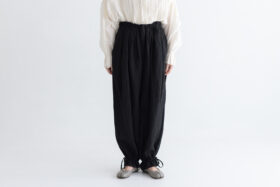予約 G1202 CLASSIL SIDE LINEN STRING PANTS black 7月末〜8月初 1 予約 G1202 CLASSIL SIDE LINEN STRING PANTS black 7月末〜8月初 1