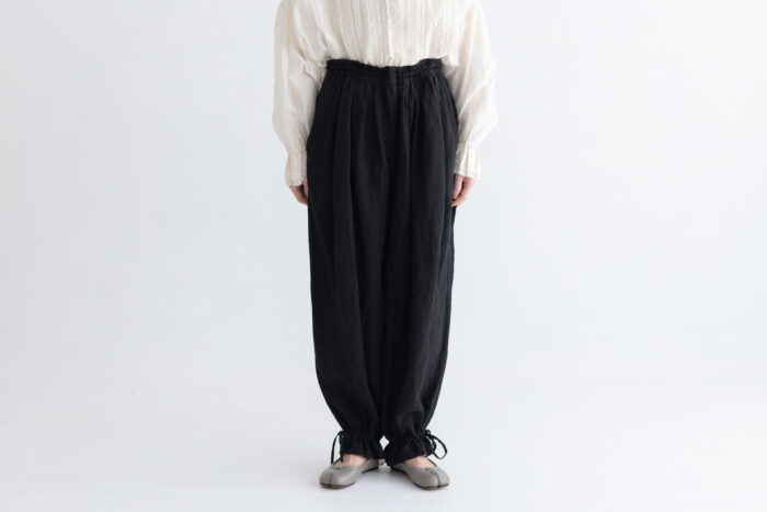 予約 G1202 CLASSIL SIDE LINEN STRING PANTS black 7月末〜8月初 1 予約 G1202 CLASSIL SIDE LINEN STRING PANTS black 7月末〜8月初 1