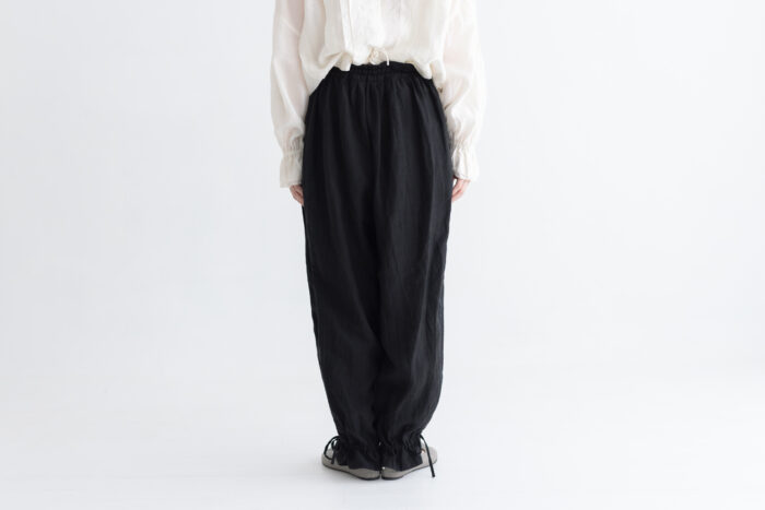 予約 G1202 CLASSIL SIDE LINEN STRING PANTS black 7月末〜8月初 3 予約 G1202 CLASSIL SIDE LINEN STRING PANTS black 7月末〜8月初 3