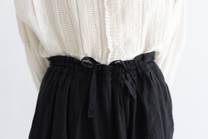 予約 G1202 CLASSIL SIDE LINEN STRING PANTS black 7月末〜8月初 4 予約 G1202 CLASSIL SIDE LINEN STRING PANTS black 7月末〜8月初 4