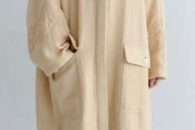 BN2692 Aurora Embroidery Coat ecru 5