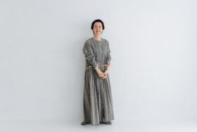 BN2672 Pintuck Dress gray mix 5