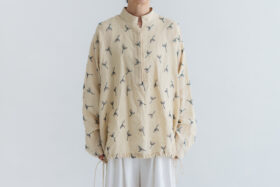 BN2680 Front Button Blouse ecru 1