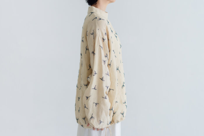 BN2680 Front Button Blouse ecru 2