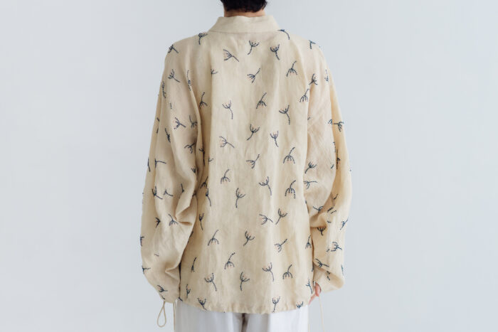 BN2680 Front Button Blouse ecru 3