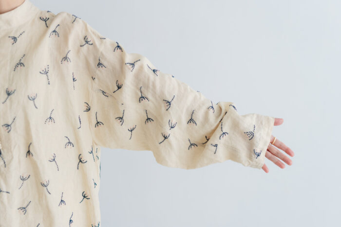 BN2680 Front Button Blouse ecru 4