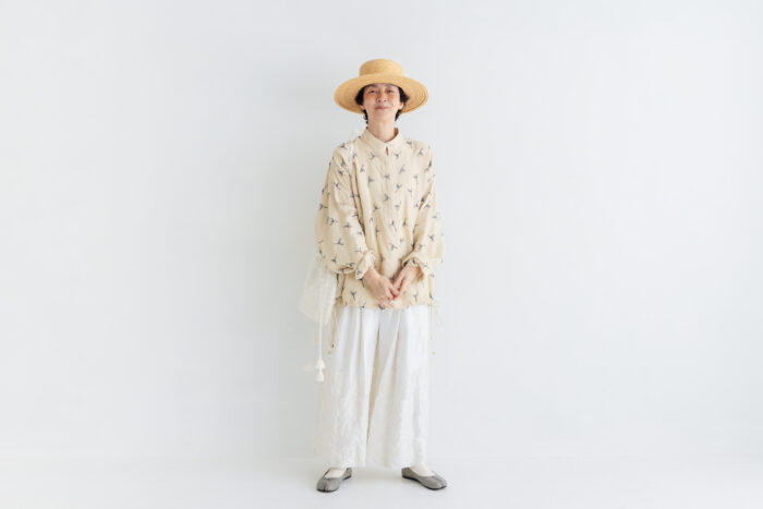 BN2680 Front Button Blouse ecru 5