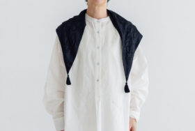 BN2655 Flower Scarf black 1