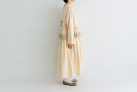 BN2662 Frap Dress ecru 2