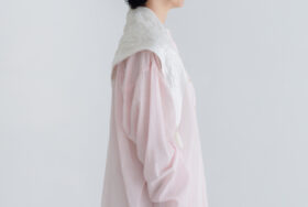 BN2655 Flower Scarf B.white 2