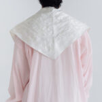 BN2655 Flower Scarf B.white