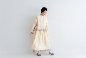 BN2662 Frap Dress ecru 6