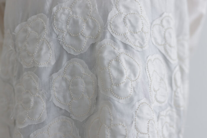 BN2653 Flower Blouse B.white 5