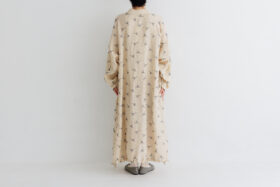 BN2681 Front Button Dress ecru 3