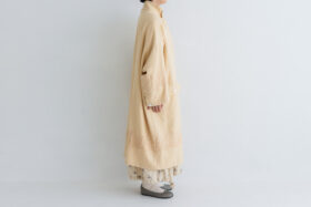 BN2692 Aurora Embroidery Coat ecru 2