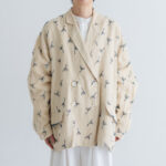 BN2679 Embroidery Over Jaket ecru