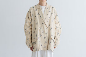 BN2679 Embroidery Over Jaket ecru 1