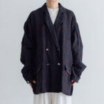 BN2679 Embroidery Over Jaket charcoal