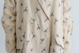 BN2679 Embroidery Over Jaket ecru 4