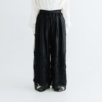 BN2666 Flower Layered Pants black