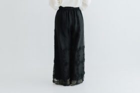 BN2666 Flower Layered Pants black 3