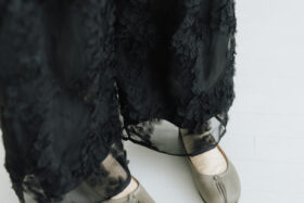 BN2666 Flower Layered Pants black 5