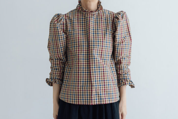 GUN CLUB TAFFETA MEIER BLOUSE 1 GUN CLUB TAFFETA MEIER BLOUSE 1