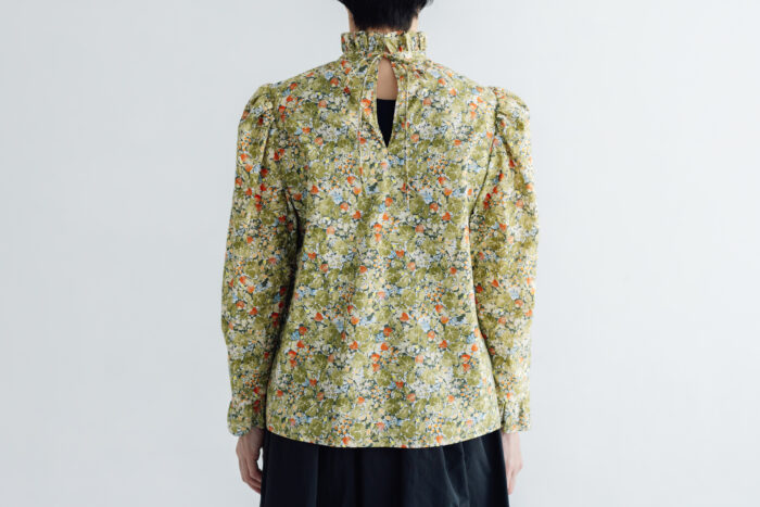WILD BERRY FIELD LAWN MEIER BLOUSE sepia 3 WILD BERRY FIELD LAWN MEIER BLOUSE sepia 3