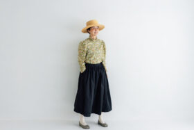 WILD BERRY FIELD LAWN MEIER BLOUSE sepia 5 WILD BERRY FIELD LAWN MEIER BLOUSE sepia 5