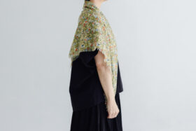 W.B.F LAWN GAUZE SHAWL Sepia 2 W.B.F LAWN GAUZE SHAWL Sepia 2
