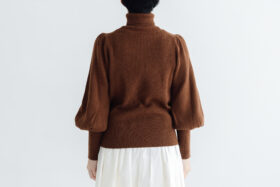 新色タートルネックニット poin（ポワン）almond 3