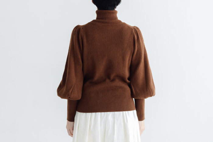 新色タートルネックニット poin（ポワン）almond 3