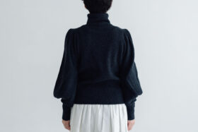 新色タートルネックニット poin（ポワン）charcoal 3