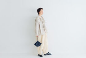 予約 RS11 2WAY FRILL COLLAR BLOUSE white check 9月中〜9月末 6