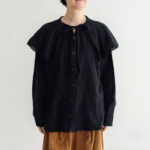 予約 RS29 CAPE COLLAR BLOUSE black  11月初〜11月中