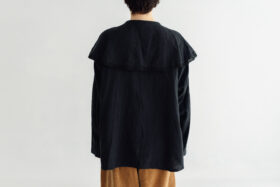 予約 RS29 CAPE COLLAR BLOUSE black  11月初〜11月中 3