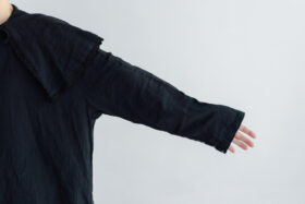 予約 RS29 CAPE COLLAR BLOUSE black  11月初〜11月中 4