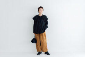予約 G1230 ORGANIC CORDUROY OEUF PANTS beige 9月末〜10月初 5