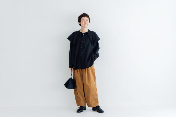 予約 G1230 ORGANIC CORDUROY OEUF PANTS beige 9月末〜10月初 5