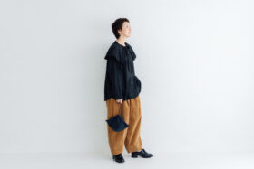 予約 RS29 CAPE COLLAR BLOUSE black  11月初〜11月中 6
