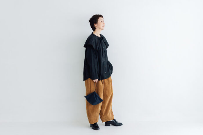 予約 RS29 CAPE COLLAR BLOUSE black  11月初〜11月中 6