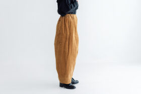 予約 G1230 ORGANIC CORDUROY OEUF PANTS beige 9月末〜10月初 2