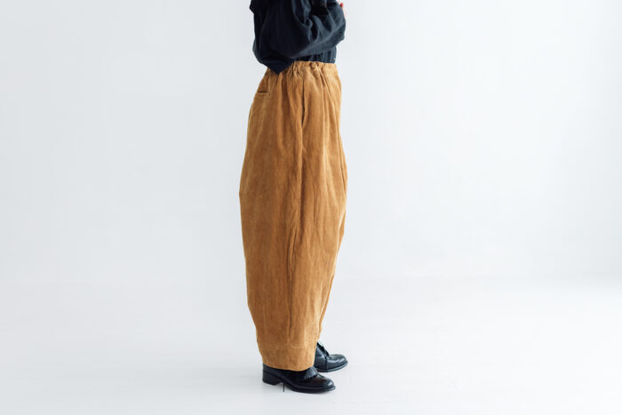 予約 G1230 ORGANIC CORDUROY OEUF PANTS beige 9月末〜10月初 2