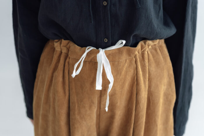 予約 G1230 ORGANIC CORDUROY OEUF PANTS beige 9月末〜10月初 4