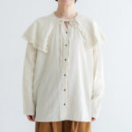 予約 RS29 CAPE COLLAR BLOUSE off white  11月初〜11月中