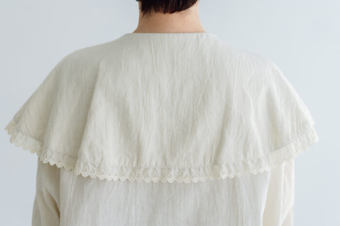 予約 RS29 CAPE COLLAR BLOUSE off white  11月初〜11月中 5