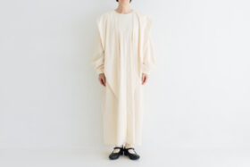予約 G1242 SONIA RIBBON ROBE milk 10月末〜11月初 1